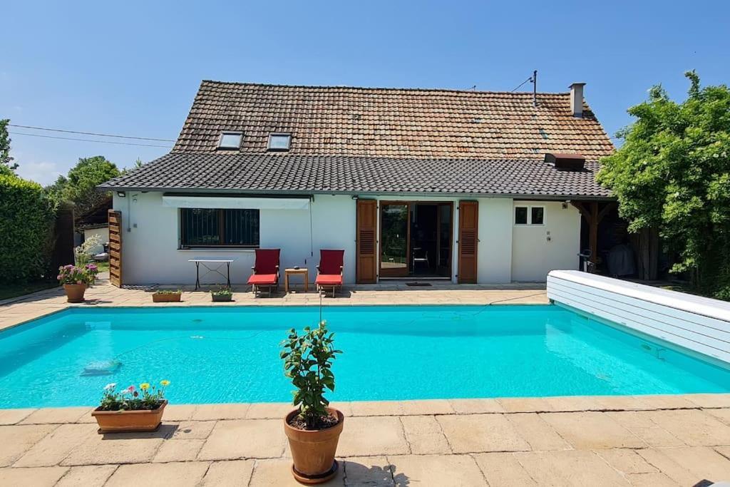 Alsace Bas-Rhin Logis Independant Avec Piscine Privee Lejlighed Alteckendorf Eksteriør billede